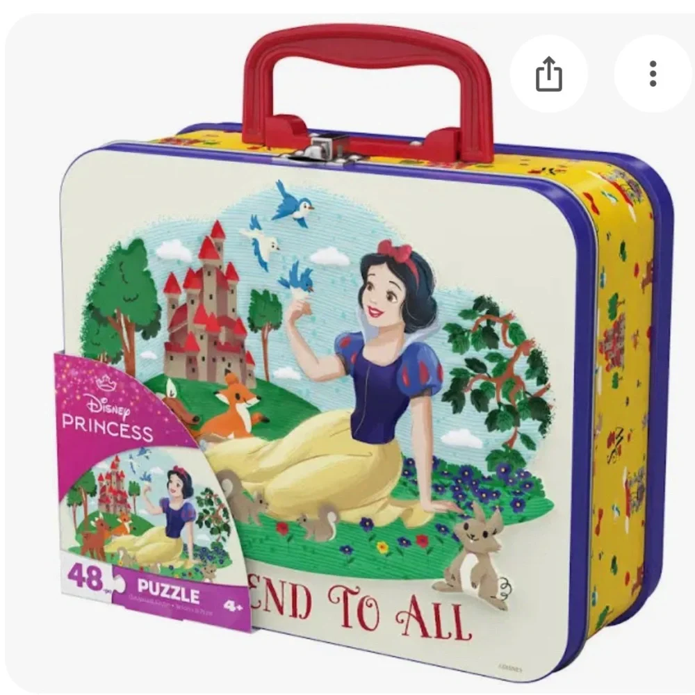 Disney Snow White 48-Piece Puzzle and Lunchbox NWT - Picture 2 of 4
